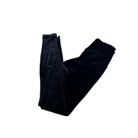 Lululemon‎ Wunder Lounge High-Rise Leggings Velvet Women's Size 4 Black - Picture 4 of 8